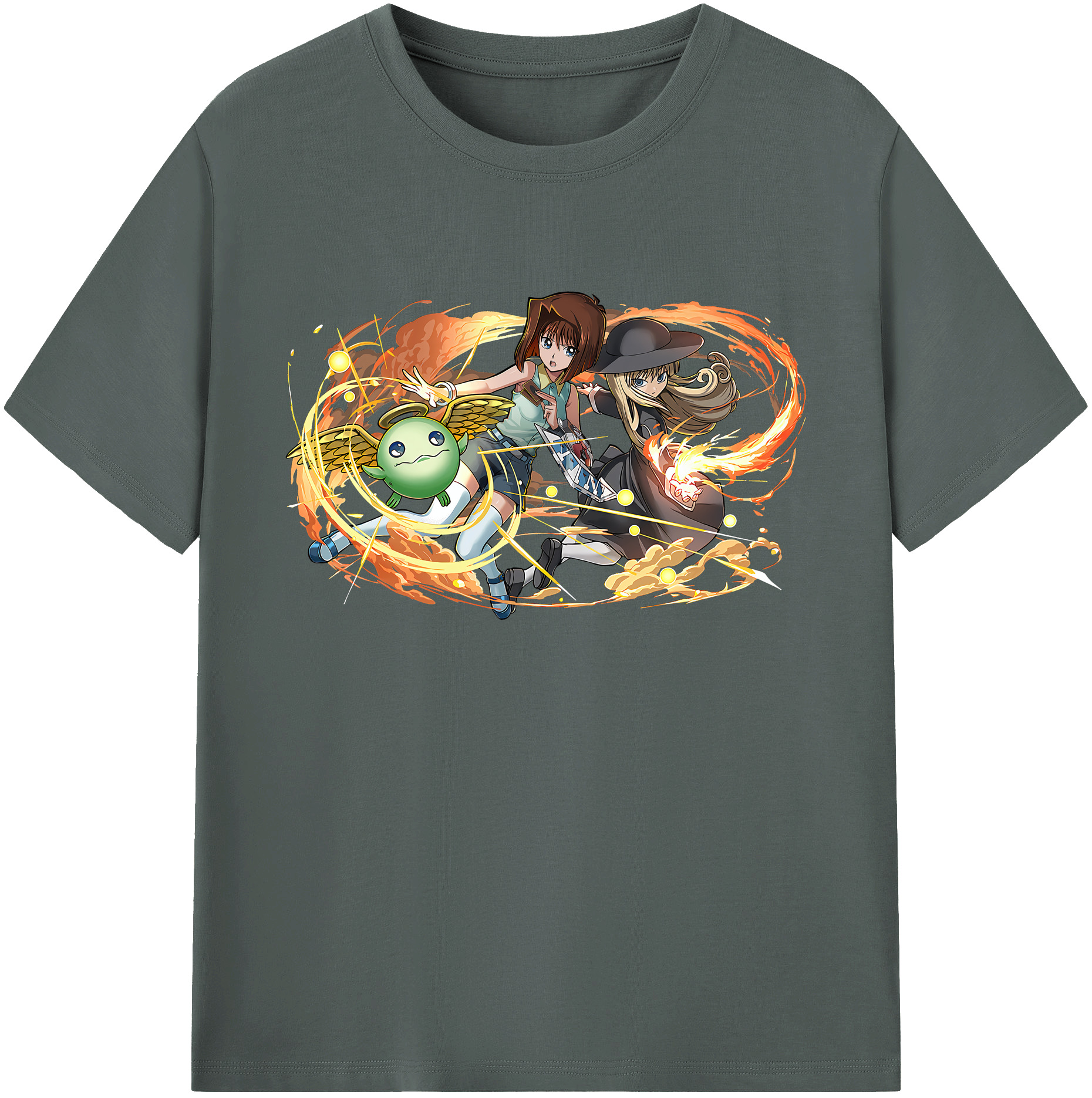 （画像用） 遊☆戯☆王 Yu-Gi-Oh! 綿100％ メンズ半袖Tシャツ｜肌触りやわらか＆通気性